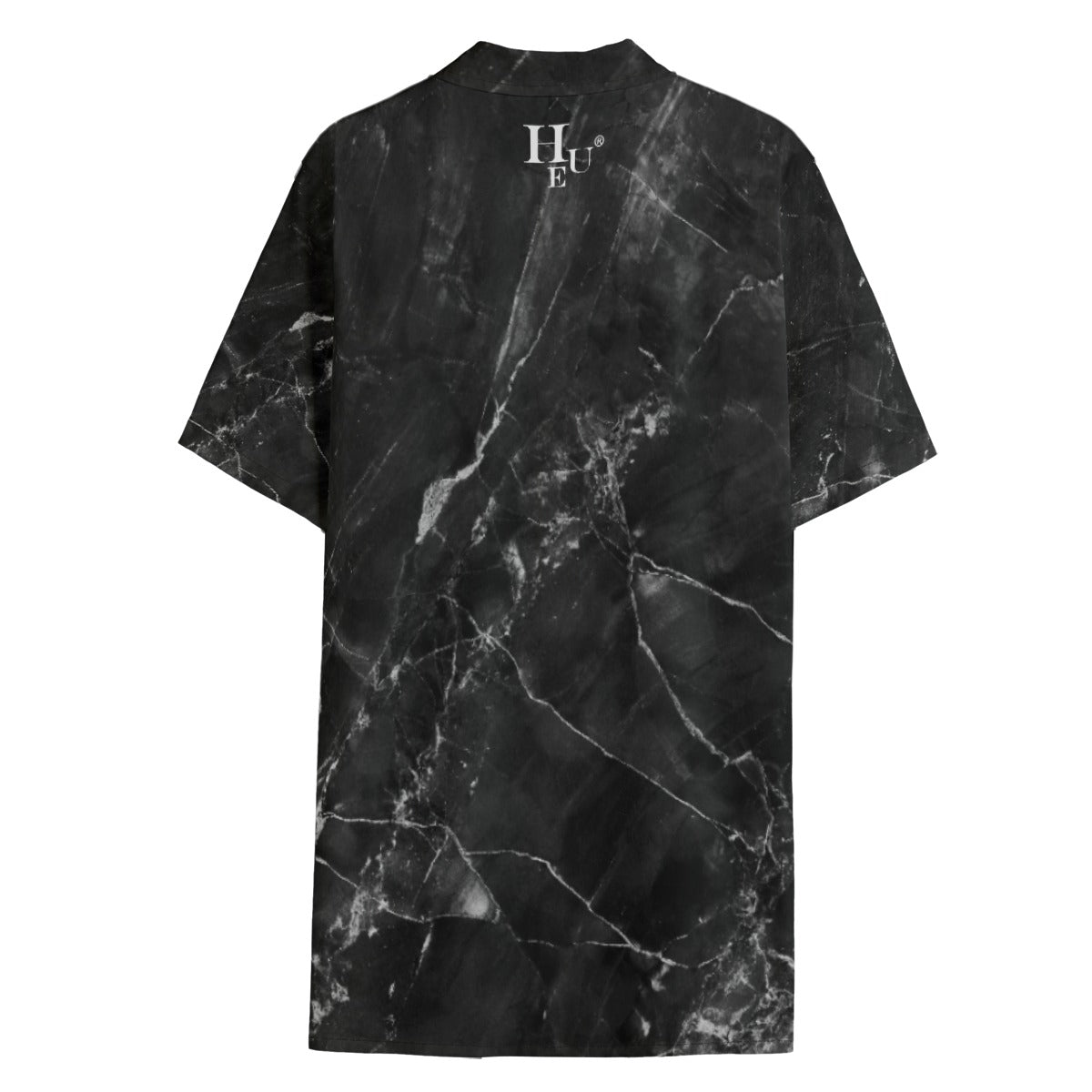 Hue® BASICS Black Marble Hawaiian Shirt