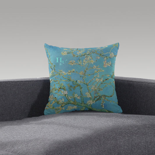 Hue® X Van Gogh Plush Pillow "Almond Blossom"